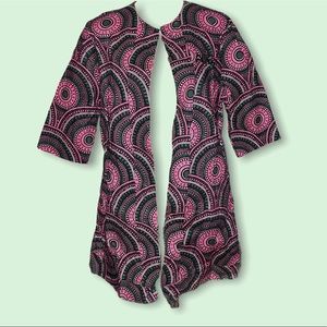 Alpha Kappa Alpha Patterned Kimono
